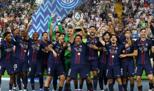 大巴黎问鼎填补空白，法国球队史上首次夺得欧超杯冠军