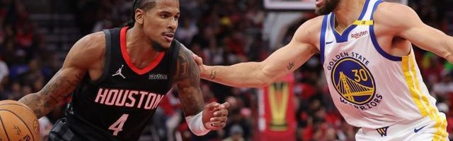 开云入口注册-治愈1756天心魔！火箭三少翻越勇士，库里需背锅