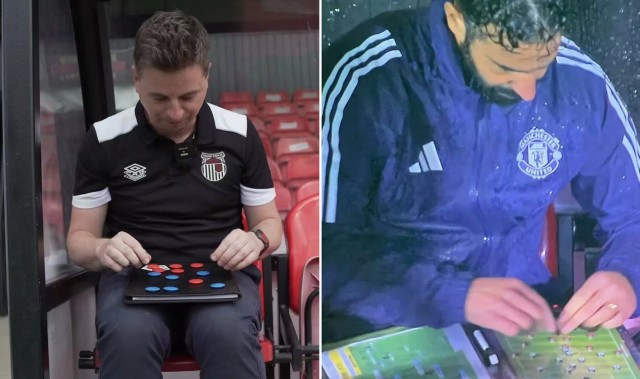 开云入口客服-赛前模仿阿莫林摆战术板“整活”，格林斯比英乙两轮不胜